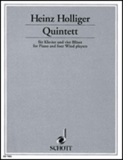 管楽器とピアノの為の五重奏曲　(木管四重奏+ピアノ)【Quintet For Piano & 4 Winds】