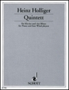 管楽器とピアノの為の五重奏曲　(木管四重奏+ピアノ)【Quintet For Piano & 4 Winds】