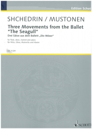3つの楽章・バレエ「シーガル」より　(木管三重奏+ピアノ)【3 Movements from the Ballet “The Seagull”】