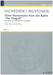 3つの楽章・バレエ「シーガル」より（ロディオン・シチェドリン）　(木管三重奏+ピアノ)【3 Movements from the Ballet “The Seagull”】