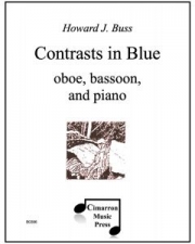 コントラスト・イン・ブルー (ハワード・J・バス) 　(木管二重奏+ピアノ)【Contrasts in Blue】