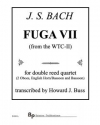 フーガ・No.7（バッハ）(ダブルリード四重奏)【Fuga VII】