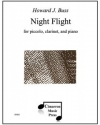 夜間飛行 (ハワード・J・バス)  (木管ニ重奏+ピアノ)【Night Flight】