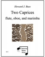 2つのカプリース (ハワード・J・バス) (木管ニ重奏+打楽器)【TWO CAPRICES】
