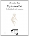 ミステリアス・イグジット (ハワード・J・バス) （フルート+打楽器四重奏)【Mysterious Exit】