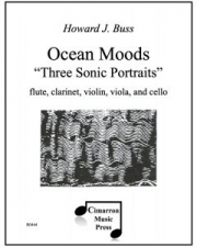 オーシャン・ムード (ハワード・J・バス)  (木管二重奏+弦楽三重奏)【Ocean Moods "Three Sonic Portraits"】
