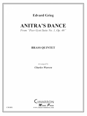 アニトラの踊り・Op.46 (金管五重奏)【Anitra's Dance, Op. 46】