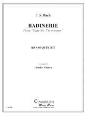 バディネリ「組曲第２番・ロ短調」より（バッハ） (金管五重奏)【Badinerie from Suite #2 in B min.】