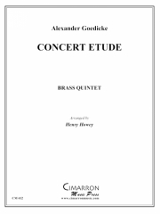 コンサートエチュード・Op.49 (金管五重奏)【Concerte Etude, Op. 49】
