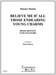 春の日の花と輝く (金管五重奏)【Believe Me If All Those Endearing Young Charms】