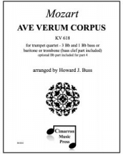 アヴェ・ヴェルム・コルプス（モーツァルト） (トランペット四重奏）【Ave Verum Corpus】