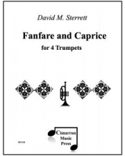 ファンファーレとカプリス（デビッド・ステレット） (トランペット四重奏）【Fanfare And Caprice】