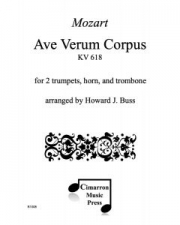 アヴェ・ヴェルム・コルプス（モーツァルト / ハワード・J・バス編曲）   (金管四重奏)【Ave Verum Corpus】