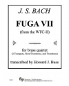 フーガ・No.7（バッハ）   (金管四重奏)【Fuga VII】