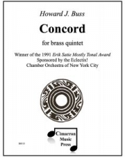 コンコルド (ハワード・J・バス)   (金管五重奏)【Concord】