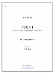 フーガ・No.1 (金管五重奏)【Fuga No. 1】