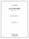 アルマンド・Op.6・No.8 (金管五重奏)【Allemande, Op. 6 No. 8】