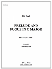 前奏曲とフーガ・ハ長調 (金管五重奏)【Prelude and Fugue in C major】