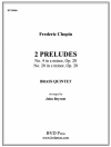 2つの前奏曲 (金管五重奏)【2 Preludes】