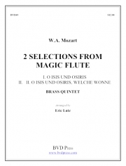 2つのセレクション「魔笛」より (金管五重奏)【2 Selections from Magic Flute】