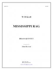 ミシシッピ・ラグ (金管五重奏)【Mississippi Rag】