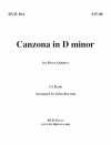 カンツォーナ・ニ短調 (金管五重奏)【Canzona in d minor】