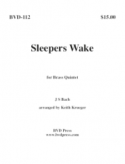 目覚めよと呼ぶ声あり (金管五重奏)【Sleepers Wake】