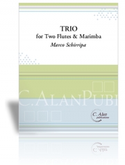 フルート二重奏とマリンバの為のトリオ（マルコ・シリッパ） (フルート二重奏+マリンバ)【Trio for Two Flutes & Marimba】