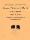 A Fife Tune for 1775　(木管五重奏)【A Fife Tune for 1775: Colonel Pickering's March to Lexingt】