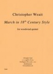 18世紀のスタイルのマーチ　(木管五重奏)【March in 18th Century Style】