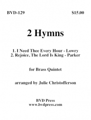 2つの讃美歌 (金管五重奏)【2 Hymns】