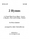 2つの讃美歌 (金管五重奏)【2 Hymns】