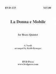 女心の歌 (金管五重奏)【La Donna e Mobile】