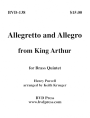 アレグレットとアレグロ (金管五重奏)【Allegretto and Allegro】