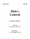 ディドの嘆き（ヘンリー・パーセル） (金管五重奏)【Dido's Lament】