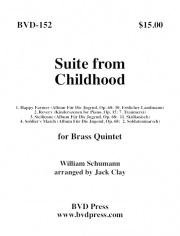 組曲「チャイルドフッド」より (金管五重奏)【Suite from Childhood】
