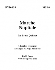 結婚行進曲 (金管五重奏)【Marche Nuptiale】