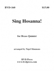 ホサナと歌う (金管五重奏)【Sing Hosanna!】