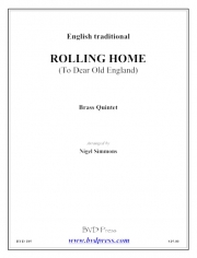 ローリング・ホーム (金管五重奏)【Rolling Home】