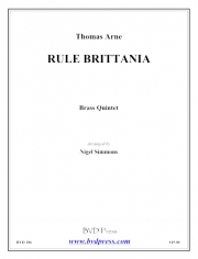ルール・ブリタニア (金管五重奏)【Rule Brittania】
