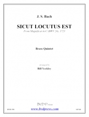Sicut Locutus Est (金管五重奏)【Sicut Locutus Est】
