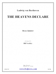 たたえよ栄光の神 (金管五重奏)【The Heavans Declare】