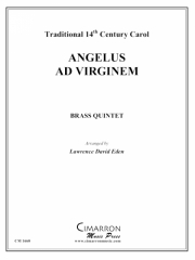 天使がおとめのもとに (金管五重奏)【Angelus ad virginem】