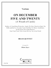 オン・ディセンバー・ファイブ・アンド・トゥエンティー (金管五重奏)【On December Five and Twenty】