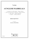4つのイギリス・マドリガル (金管五重奏)【Four English Madrigals】