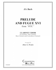 前奏曲とフーガ・17（バッハ）  (クラリネット五重奏）【Prelude and Fugue XVI】