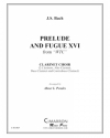 前奏曲とフーガ・17（バッハ）  (クラリネット五重奏）【Prelude and Fugue XVI】