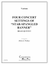 4つのコンサートの「星条旗」 (金管五重奏)【Four Concert Settings of Star-Spangled Banner】