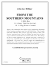 南の山脈から　(サックス四重奏)【From the Southern Mountains】