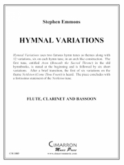 聖歌変奏曲 (スティーブン・エモンズ)　(木管三重奏)【Hymnal Variations】